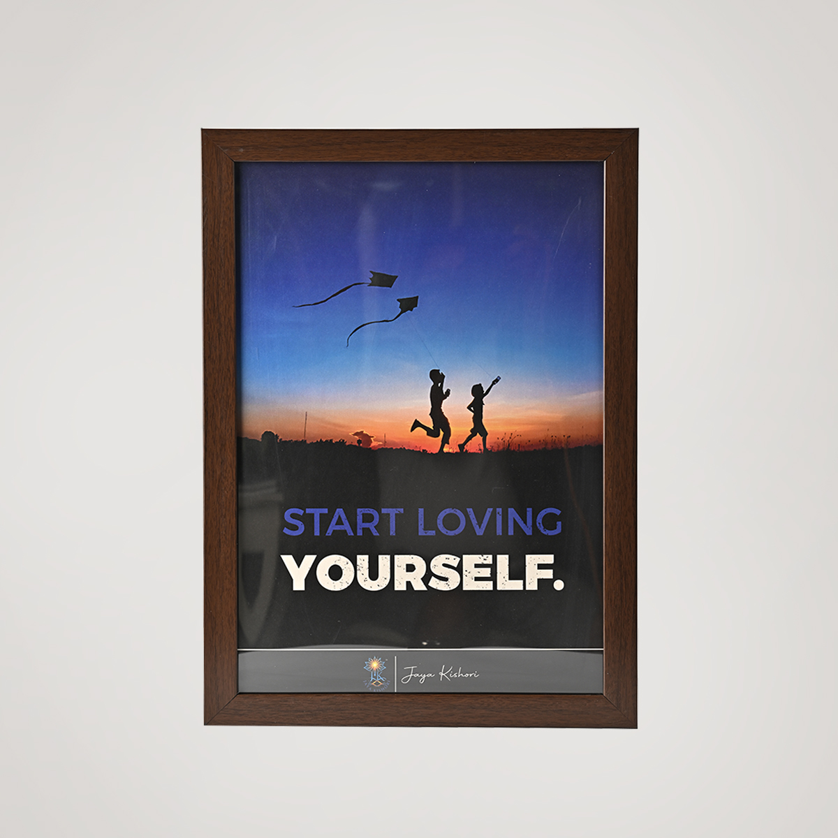 Start Loving Yourself - Framed Poster