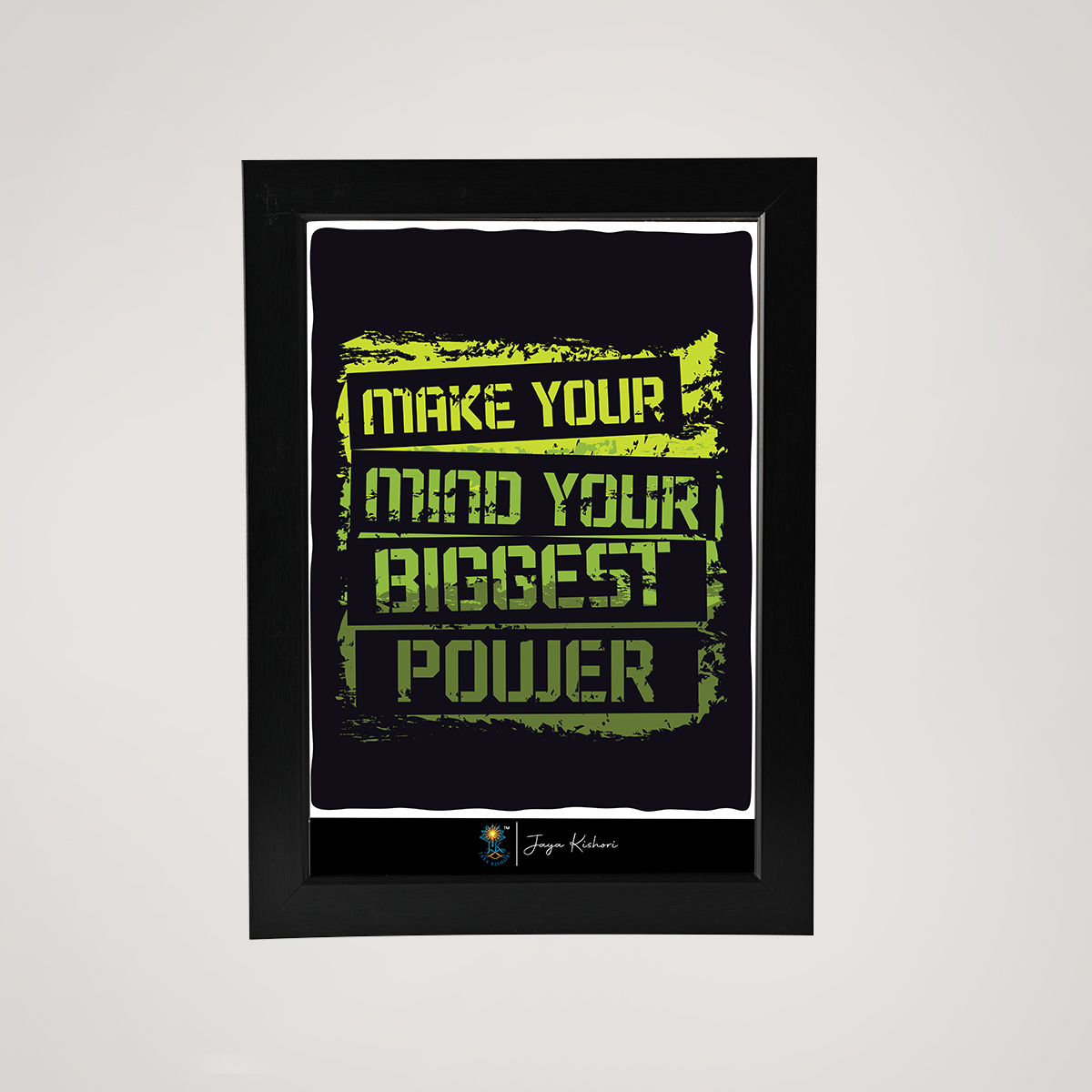 Make Your Mind - Framed Poster